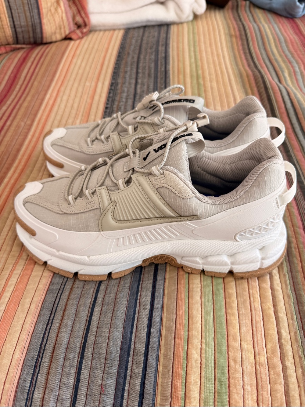 Nike Women’s Athletic Sneakers in Light Gray and White
